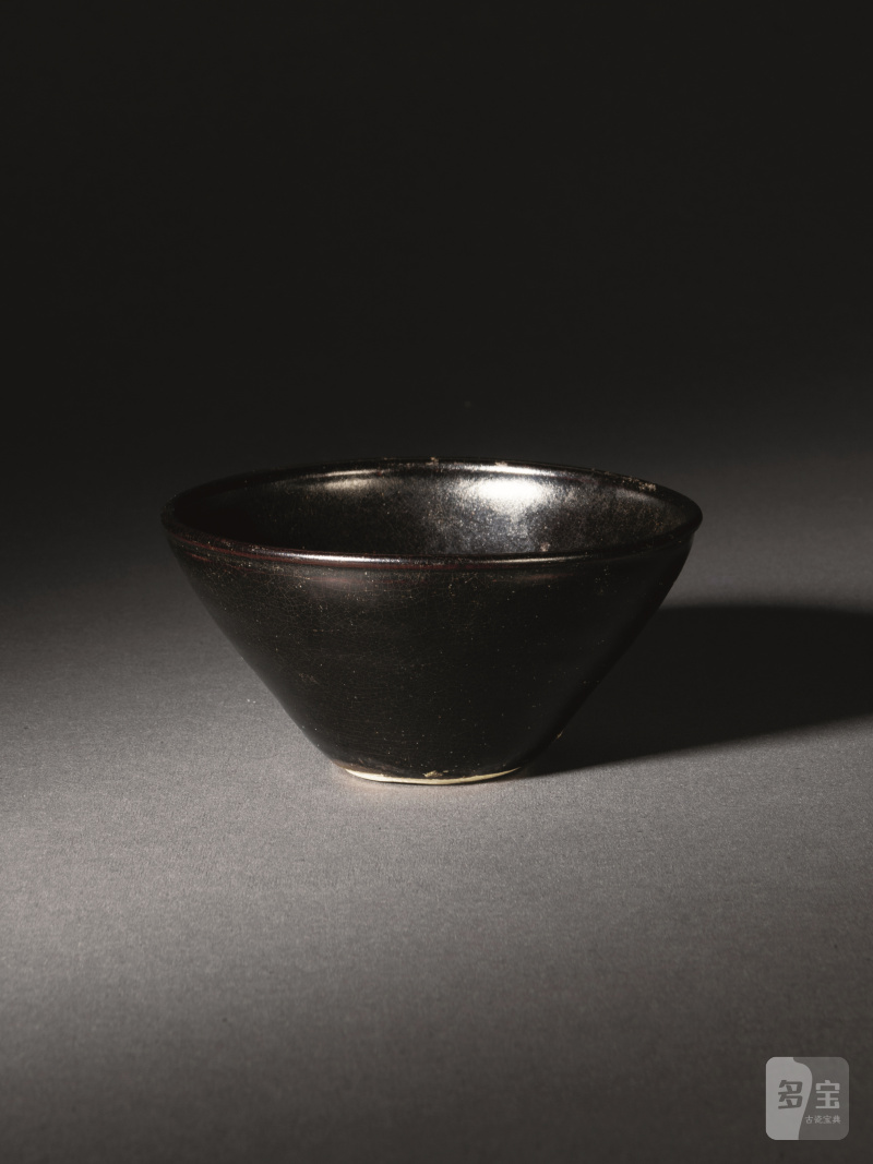 明 吉州窑黑釉茶碗 - 图4